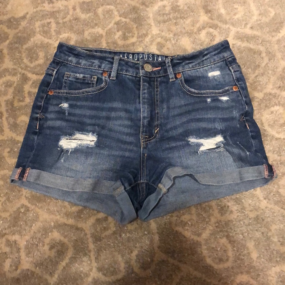 Aeropostale high waisted shorty shorts